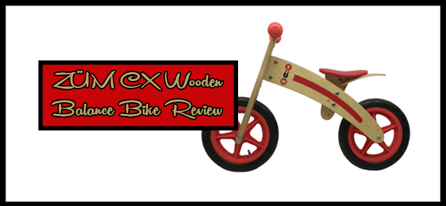 zum cx wooden balance bike review - feature